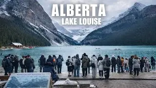 🇨🇦Peaceful  Walk Around Lake Louise | Banff National Park Alberta | Haya Vlog