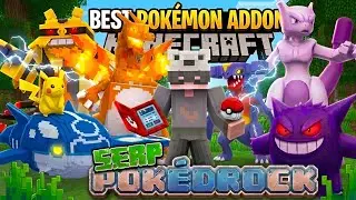 Best Pokemon Mod/Addon for Minecraft PE 1.21+ |  Pixelmon Mod (Serp Pokebedrock )