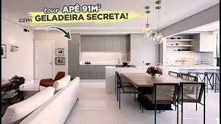 TOUR pelo APÊ de 91M² com ESCRITÓRIO ESCONDIDO e SUÍTE DIFERENTONA | GABY GARCIIA| Gaby Garciia