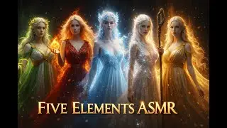 Five Elements Awakening ASMR 🌿🔥💧⚙️🪨 Wood · Fire · Water · Metal · Earth | No Music