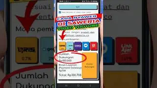Cara #nyawer di #saweria video youtube #shorts