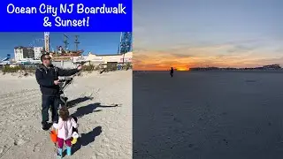 Ocean City NJ Boardwalk & Sunset! | Jersey Shore Trip November 2020 Day 4