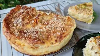 Placinta cu Branza Sarata /  Feta Cheese Puff Pastry /