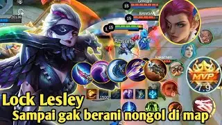 Natalia Lock Lesley sampai gak berani nongol di map | natalia gameplay 2024 - MLBB