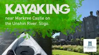 Kayaking near Markree Castle on the Unshin River, Sligo, Ireland