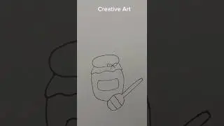 honey drawing | honey drawing colour |creativeartwb