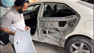Toyota Corolla Door Panel Repair & Replacement | Car Restoration Step by Step