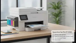 Epson EcoTank Pro ET-5150 Review | Wireless All-in-One Supertank Printer with ADF