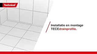 Installatie en montage TECEdrainprofile