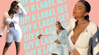 DIY K Label 2 Piece Set