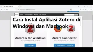 Cara Instal Aplikasi Zotero di Windows dan Macbook