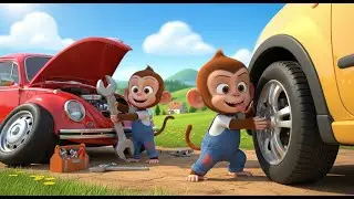 Funny Monkey Farmer : A Journey with Friends to Discover the Magical Waterfall! | monkey farm life