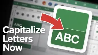 How to convert Small letters to Capital letters in Excel
