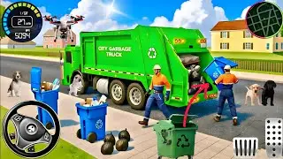 Garbage Trash Truck Simulator 3D - Real City Cleanup With Dumper Truck 🚛🗑️🔥 (Android Gameplay)