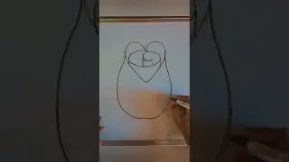 Draw a simple whiteboard rose using this simple step..⏳⭐