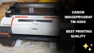 Canon ImagePROGRAF TM 5200 24 Inch Plotter/Large Format Printer #canon #plotter