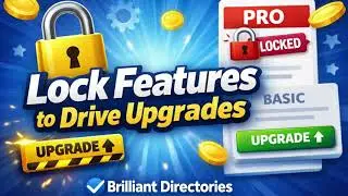 Locking Features To Drive Upgrades For Your Brilliant Directories Website