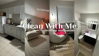 DEEP CLEAN MY APARTMENT WITH ME 🧹 | reset my apartment + cleaning motivation | elayjaa