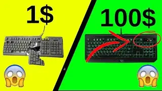 USING $1 KEYBOARD VS $100 KEYBOARD CSGO MONTAGE