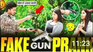 FAKE GUN PRANK ON CUTE GIRL● 😱🥺 || सोचा नहीं था ऐसा होगा 🙈❤️ ||RitikaSubhash Prank Videos