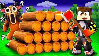 Surviving LumberJack Life for 99 Nights in Roblox!