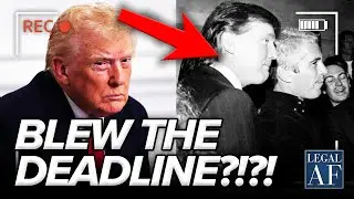 Трамп впадает в панику и уже срывает сроки, установленные Эпштейном?!