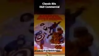Classic 80s D&D TV #starwars #indianajones #marvel #80s #commercial #dnd #ttrpg #fun #toy #tv #game