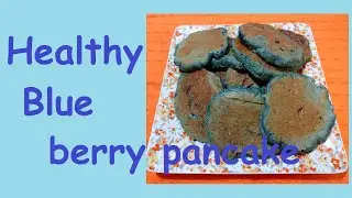 Healthy Oatmeal and BLUEBERRY PANCAKE (Let's go bluish green!) ( No. 2 )