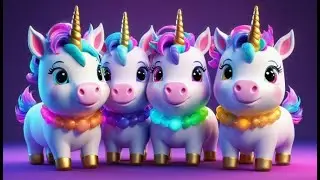 The Unicorns on the Bus | Fantasy Animal Song for Kids | Nursery Rhymes and Baby Songs