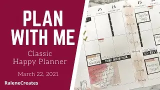 Plan with Me: Happy Planner Mar 22, 2021 Empowering Women RaleneCreates