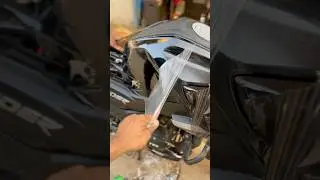 High Quality Smoke Black Lamination #smoke #lamination #bike #tvs #raider #youtubeshorts #shorts