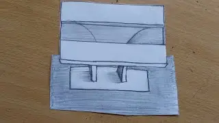 How to draw a dining table for beginners. Dining table design. #furnituredrawing.
