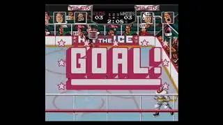 Hit The Ice (USA) - SNES (P1 Reds vs CPU Whites) (Cropped).