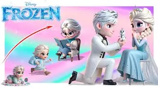 Elsa Frozen Growing Up Compilation | Tide WORL