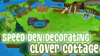 Animal Jam Speed Den Decorating! || Clover Cottage
