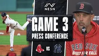 LIVE - Alex Cora Addresses Media for Red Sox-Yankees Game 3