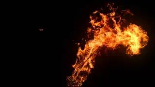 Abstract Fire Flames - Hypnotic Fire Loop Background Effect 4K
