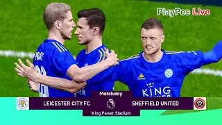 PES 2020 - Leicester City vs Sheffield United - Full Match & Goals - Gameplay PC