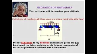 Bending & Shear Problem Computer Solution