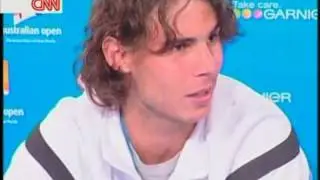 Rafael Nadal On Sleeveless Shirt Change