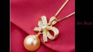 Beautiful Daily Wear Simple Gold Pearl Pendants  Designs
