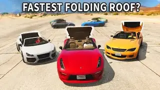 Which Convertible has the fastest folding roof?