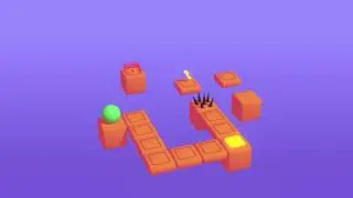 Rebound - A Simple & Stylish Ball Bouncing Isometric Puzzle Platformer