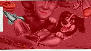 High Skilm Creation - Gimp - speed paint, speed drawing caricature