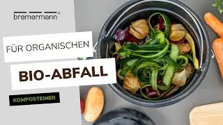 Komposteimer mit 5 Liter Inneneimer Aktivkohlefilter Bio Abfalleimer | bremermann