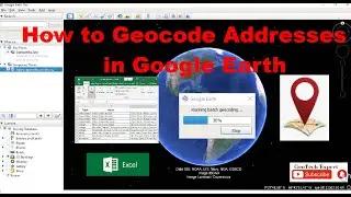 How to geocode addresses in google earth