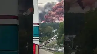 Massive Chemical Fire at BioLabs in Conyers, Georgia, USA, Spewing Toxic Polluted Smoke Over Region