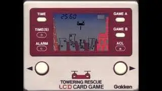 Handheld Towering Rescue Game B Gakken 5330