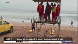Beachgoers urged to swim in designated areas