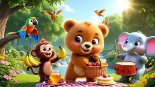  Baby Song 🐄😂 | Cute Kids Rhyme 🎶 | Nursery Fun | Cute Bear Song 🐻🎶 | Kids Nursery Rhyme | Fun